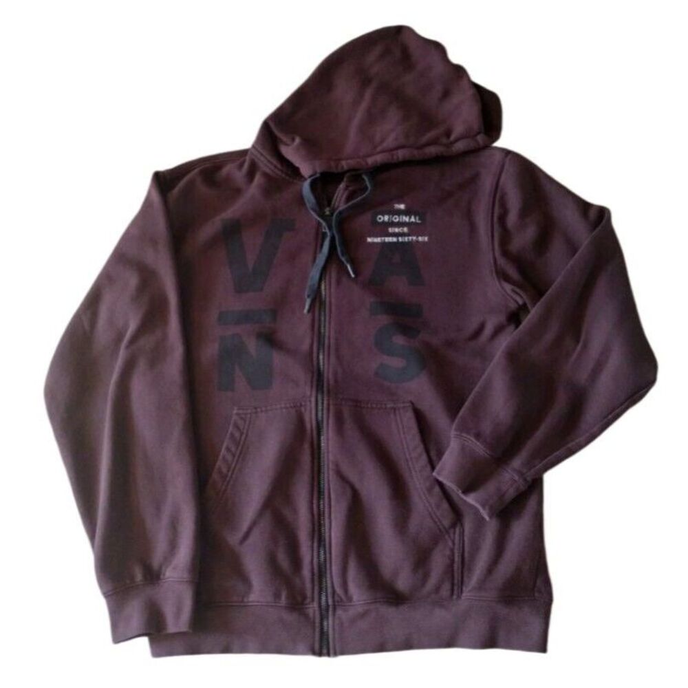 VANS Sweatshirt Men Medium Brown "The Original Since Nineteen Sixty-Six" Juniors